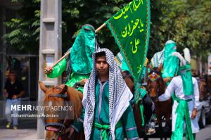 تصاویر| ورود نمادین کاروان امام حسین (ع) به کربلا