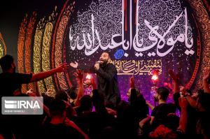 تصاویر| عزاداری شب سوم محرم روضه الحسین (ع)