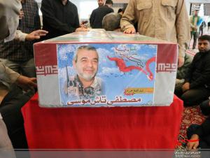 تصاویر| وداع با پیکر مطهر پنج شهید مدافع حرم