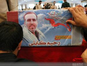 تصاویر| وداع با پیکر مطهر پنج شهید مدافع حرم