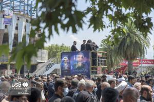 تصاویر| تشییع پیکر ۵ شهید تازه تفحص شده خان طومان در گرگان