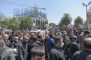 تصاویر| تشییع پیکر ۵ شهید تازه تفحص شده خان طومان در گرگان