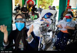 تصاویر| عزاداران حسینی در آسایشگاه کهریزک