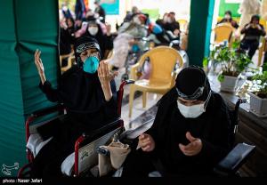 تصاویر| عزاداران حسینی در آسایشگاه کهریزک