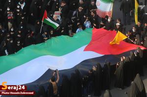 عکس| تجمع ضد صهیونیستی مردم تهران در میدان فلسطین