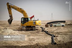 تصاویر| آماده سازی مرز شلمچه برای اربعین حسینی