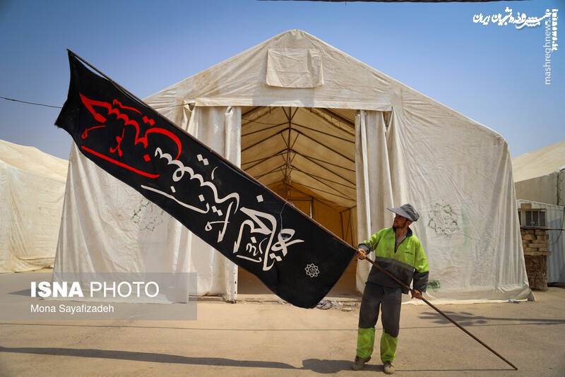 تصاویر| آماده سازی مرز شلمچه برای اربعین حسینی
