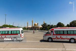 تصاویر| بدرقه گروه امداد و نجات برای اربعین