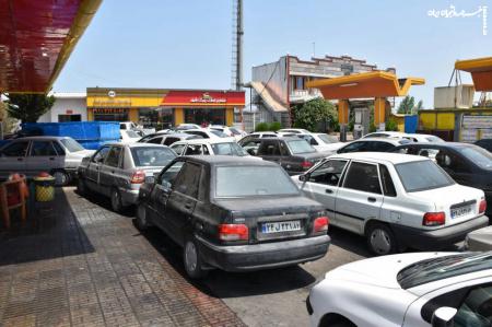 دلیل ترافیک در پمپ‌ بنزین‌ های مازندران 
