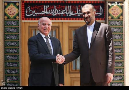 تصاویر| دیدار وزرای امور خارجه ایران و عراق