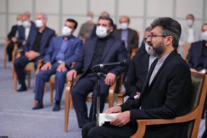 دیدار رئیس‌جمهور و اعضای هیئت دولت با رهبر انقلاب + عکس