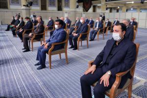 دیدار رئیس‌جمهور و اعضای هیئت دولت با رهبر انقلاب + عکس
