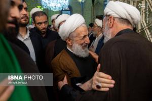 تصاویر| مراسم ختم آیت الله ناصری در مسجد اعظم قم