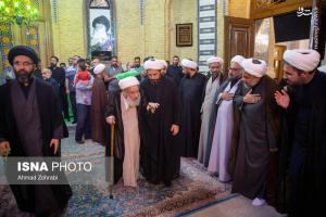 تصاویر| مراسم ختم آیت الله ناصری در مسجد اعظم قم