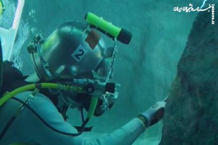 تمرینات فضانوردان ناسا در اعماق آب برای سفر به ماه