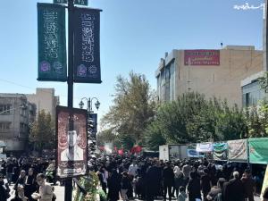 گزارش تصویری از پیاده روی جاماندگان اربعین در تهران