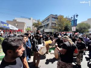 گزارش تصویری از پیاده روی جاماندگان اربعین در تهران