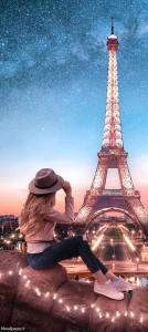 دانلود والپیپر زیبا از برج ایفل