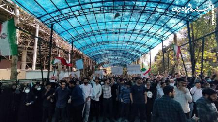 تجمع دانشجویان امیرکبیر در فضایی آرام سپری شد
