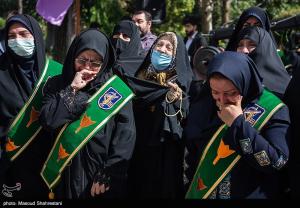 تصاویر|  مراسم تشییع پیکر شهید گمنام در سازمان ثبت احوال
