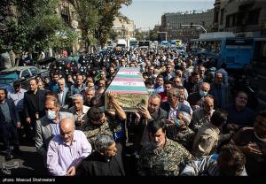 تصاویر|  مراسم تشییع پیکر شهید گمنام در سازمان ثبت احوال