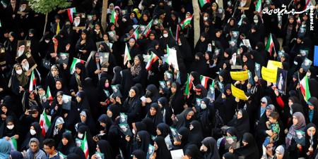 نوای غیرت زن ایرانی در چهارباغ