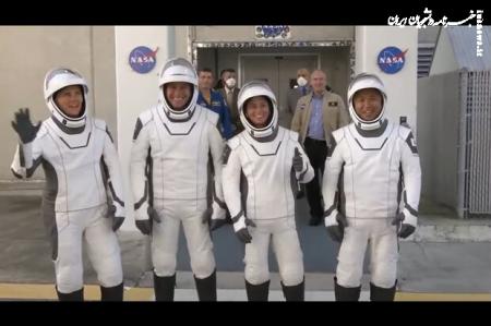 ۴ فضانورد عازم ایستگاه فضایی بین المللی شدند