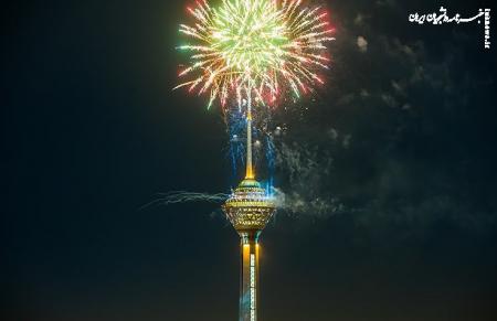 برج میلاد تهران فرداشب "نورافشانی" می‌شود