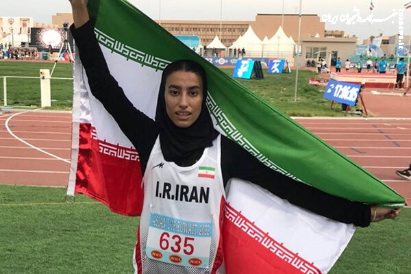 «عیدیان» دختر تاریخ ساز دوومیدانی ایران شد