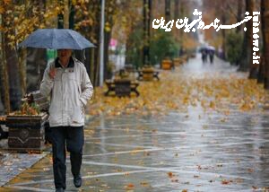 بارش باران و برف در ۱۰ استان