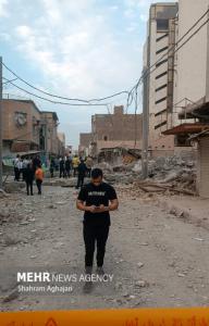  ریزش مجدد باقیمانده ساختمان متروپل