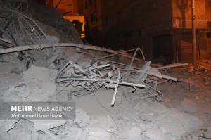  ریزش مجدد باقیمانده ساختمان متروپل