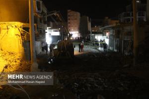  ریزش مجدد باقیمانده ساختمان متروپل