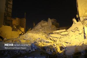  ریزش مجدد باقیمانده ساختمان متروپل