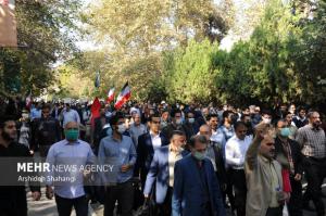تجمع جامعه پزشکی در دانشگاه تهران