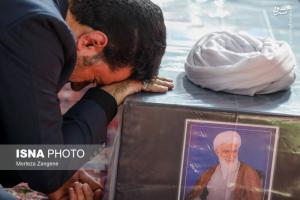 تصاویر| مراسم تشییع پیکر آیت‌الله اختری