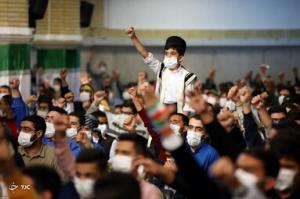 گزارش تصویری| دیدار جمعی از دانش‌آموزان با رهبر معظم انقلاب