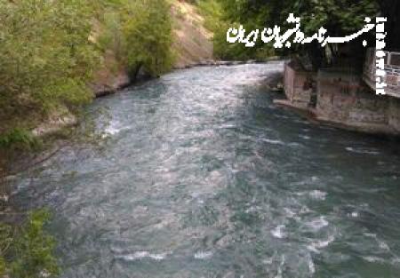 هشدار احتمال بالا آمدن آب رودخانه‌های تهران