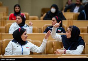 تصاویر| تجلیل از بانوان مدال‌آور ورزش ایران اسلامی
