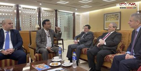 وزیر خارجه سوریه به هند سفر کرد