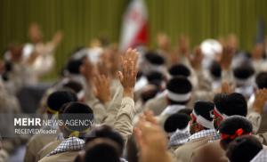 دیدار جمع کثیری از بسیجیان با رهبر معظم انقلاب اسلامی