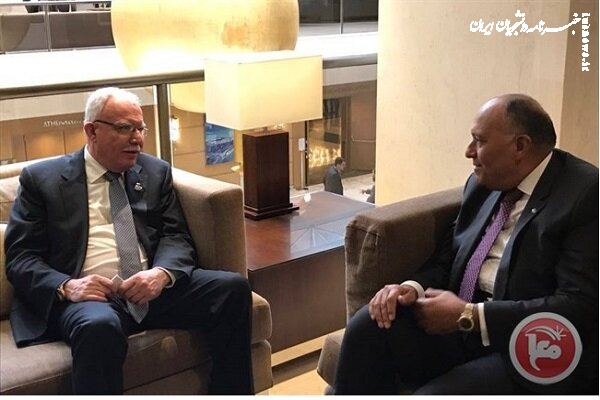 وزیران خارجه مصر و فلسطین درباره آخرین تحولات فلسطین گفتگو کردند