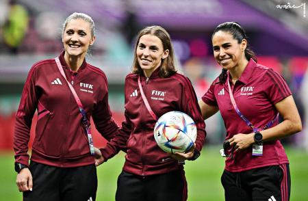 قضاوت تاریخی زنان در جام جهانی ۲۰۲۲