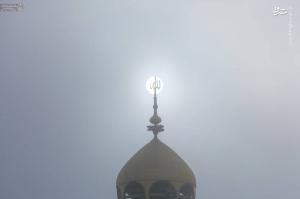 تصاویر|  مه شدید در نجف اشرف