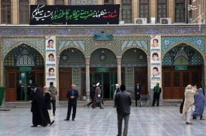 تصاویر| سیاه‌پوش شدن حرم حضرت معصومه (س) در آستانه فاطمیه