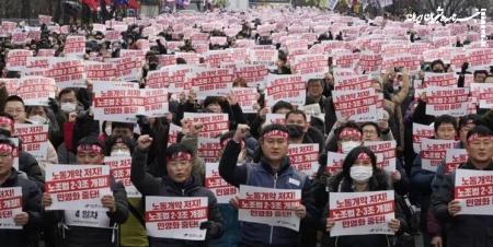 اعتصاب کامیون‌داران در کره جنوبی