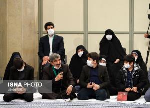 تصاویر دیدار خانواده‌های شهدای حادثه تروریستی حرم مطهر شاهچراغ (ع) با مقام معظم رهبری