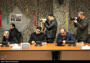 تصاویر| نشست خبری مراسم تشییع پیکرهای مطهر ۴۰۰ شهید گمنام