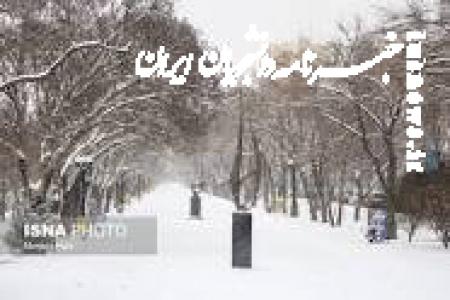 تصاویری از بارش برف در منطقه کوهسار تهران 