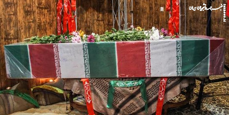برگزاری مراسم وداع با پیکر مطهر ۲۰۰ شهید گمنام در باغ موزه دفاع مقدس